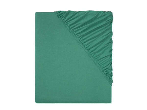Livarno Home Double Jersey Fitted Sheet