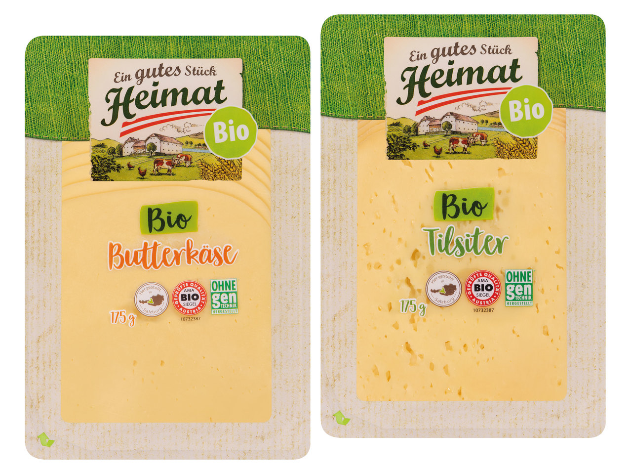 EIN GUTES STÜCK HEIMAT Bio-Käse Scheiben