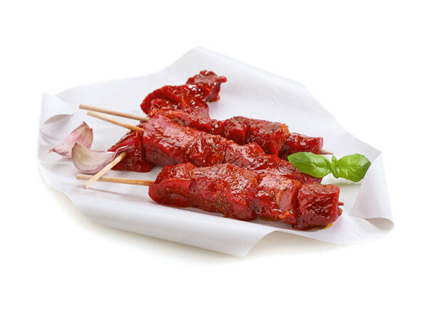 Brochettes d'agneau mariné