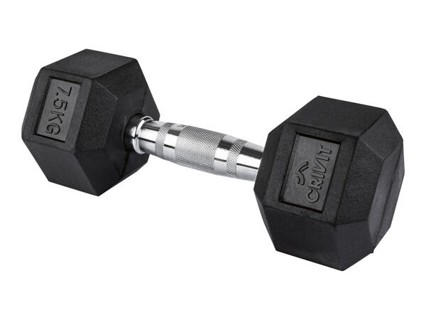 Crivit 7.5kg Hex Dumbbell