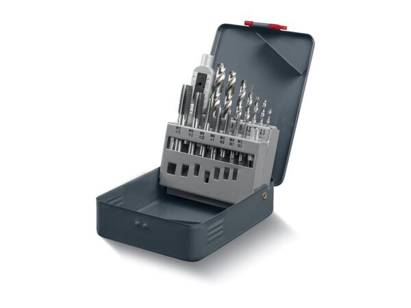 Parkside Drill Bit and Tap Drill Bit Set 15 piece set