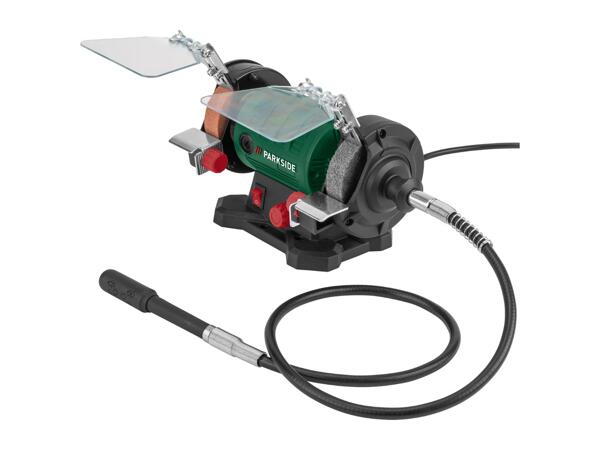 Parkside Double Bench Grinder with Flexible Drive Shaft
