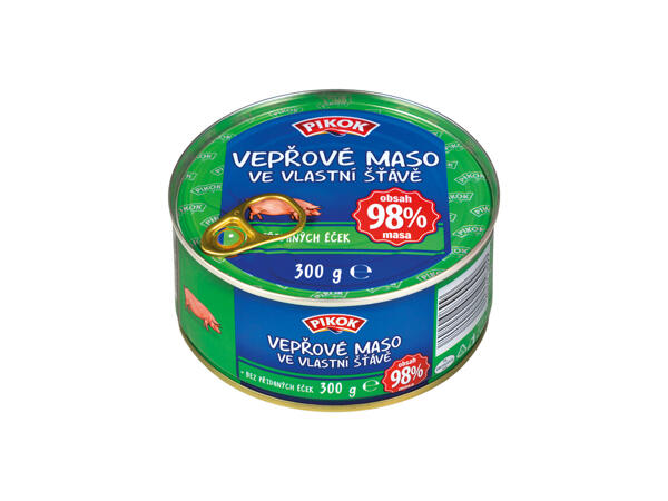 VEPŘOVÉ MASO VE VLASTNÍ ŠŤÁVĚ