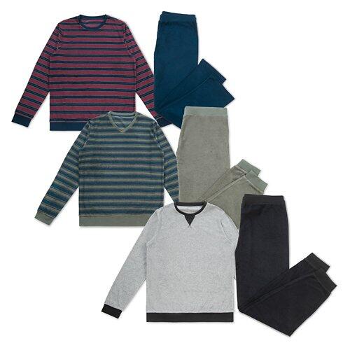 UP 2 FASHION MEN Herren-Frottee-Pyjama