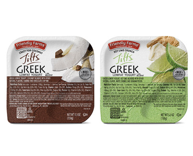 Friendly Farms Tilts Greek Yogurt