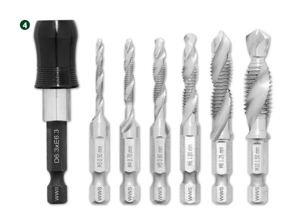 Bohrer- und Gewindebohrer-Set