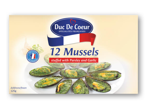 DUC DE COEUR Fyldte muslinger