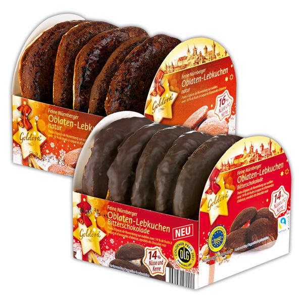 Feine Nürnberger Oblaten-Lebkuchen