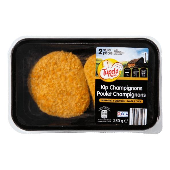 Poulet aux champignons pané, 2 pcs