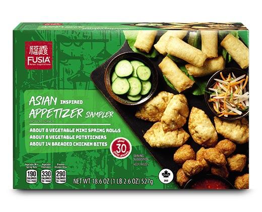 Fusia Asian Inspirations 
 Asian Party Sampler