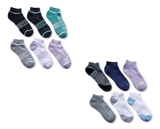 Crane Men's or Ladies 6 Pack Sports Socks