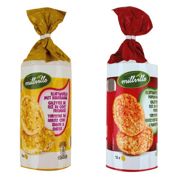 Gearomatiseerde rijstwafels, 12 st.