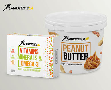 PROTEINI.SI Vitamins, Minerals & Omega 3/Peanut Butter