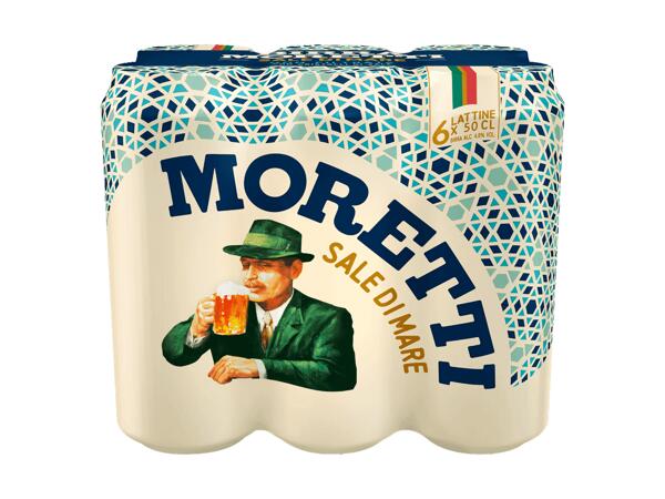 Bière Birra Moretti Sale Di Mare