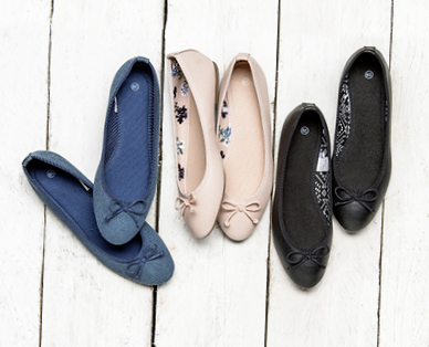 BLUE MOTION Damen-Ballerinas