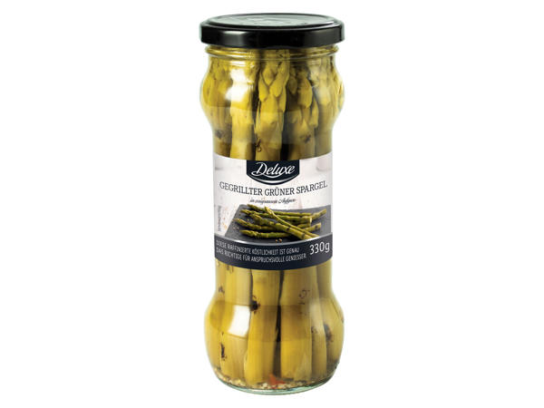 DELUXE Gegrillter grüner Spargel