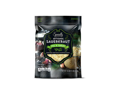 Specially Selected Bavarian or Garlic & Dill Sauerkraut