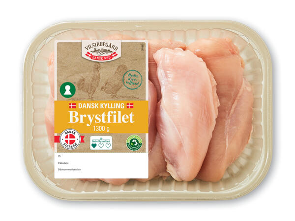 Kalkunbryst- eller dansk kyllingebrystfilet
