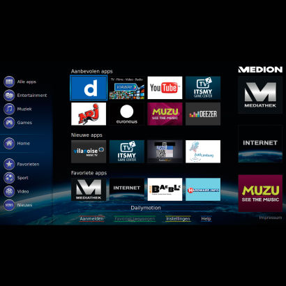 Smart-TV 32" mit eingebautem DVD-Player