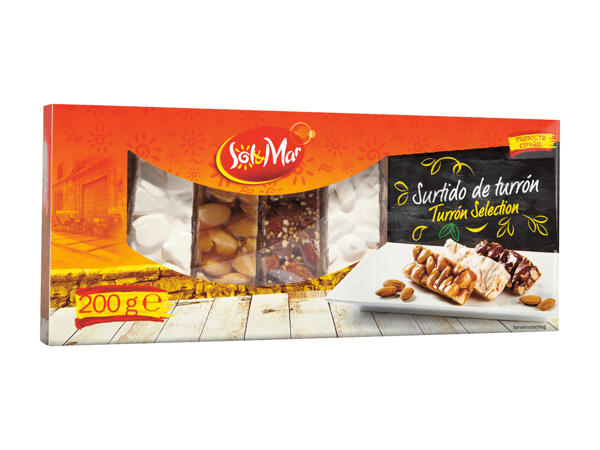 Sélection de turrón
