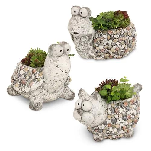 Bepflanzte Tierfigur
