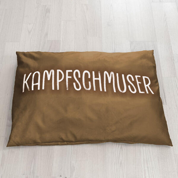 Hundekissen mit Spruch