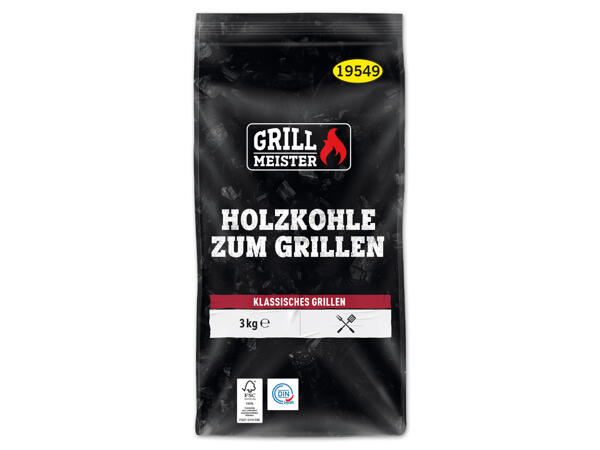 Grillmeister(R) Holzkohle zum Grillen