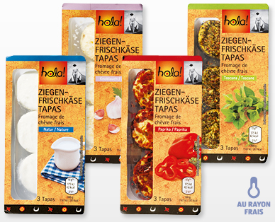 Tapas au fromage de chèvre frais HOLA!