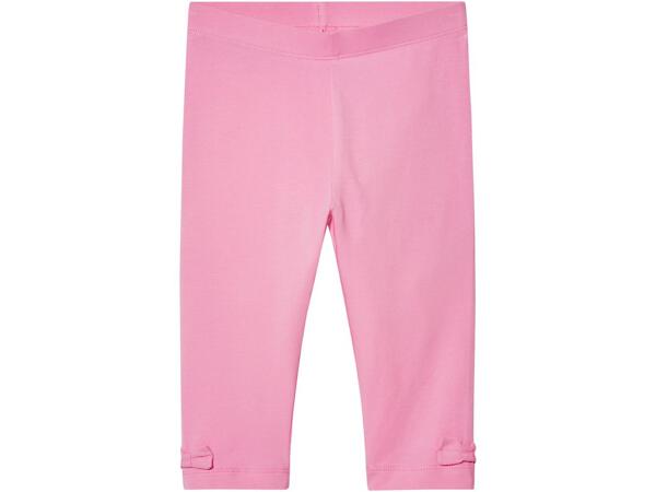 Girls' cropped leggings, 2 pieces