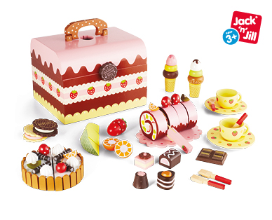 WOODEN HIGH TEA SET