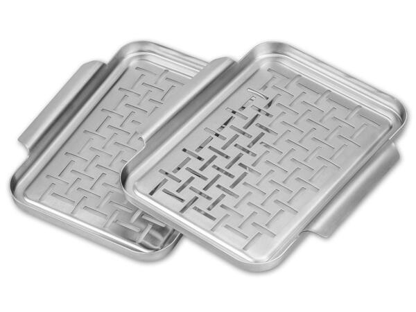 Edelstahl Grillschalen/​Pfanne