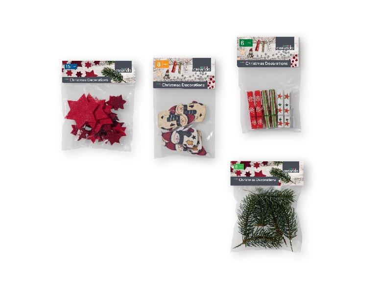 Crelando(R) Mini Christmas Decorations