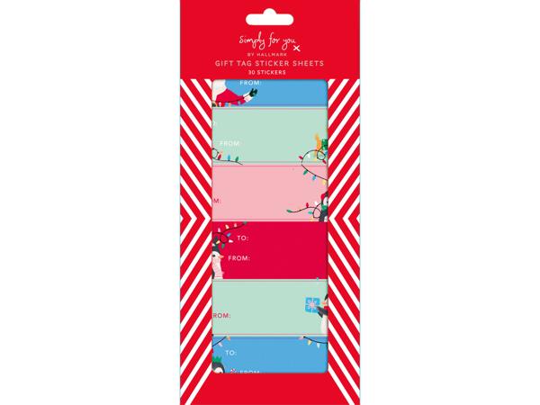 Gift Tag Sticker Sheets