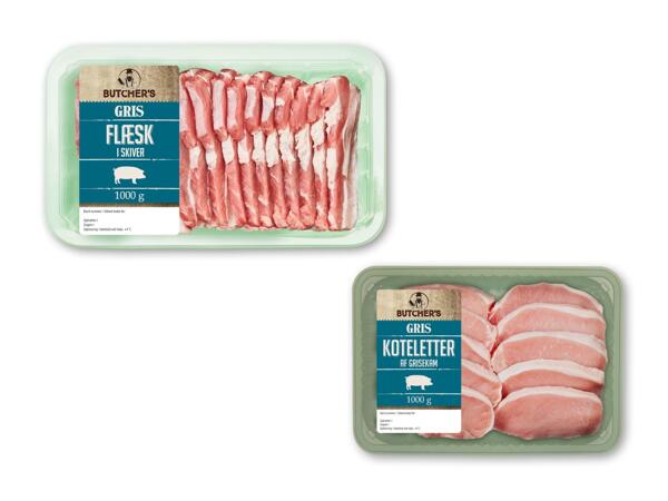 BUTCHER‘S Stegeflæsk eller koteletter