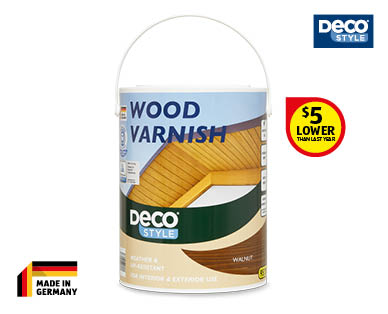 Acrylic Wood Varnish 5L