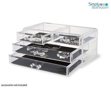 ACRYLIC COSMETIC OR JEWELLERY ORGANISER
