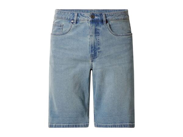 Men's Light Blue Denim Shorts