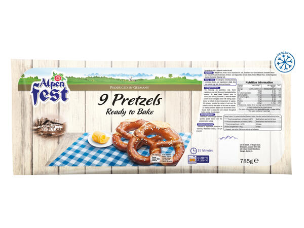 Alpen Fest Ready-to-Bake Pretzels