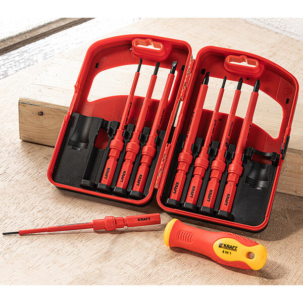Isolierte Schraubendreher 8 in 1