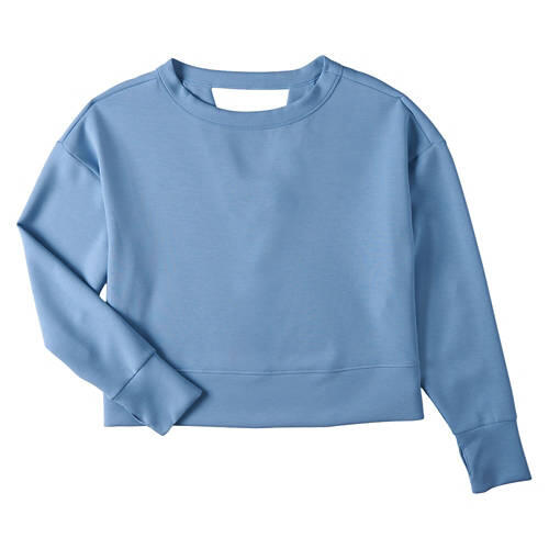 Ladies Premium Active Pullover - Blue, M