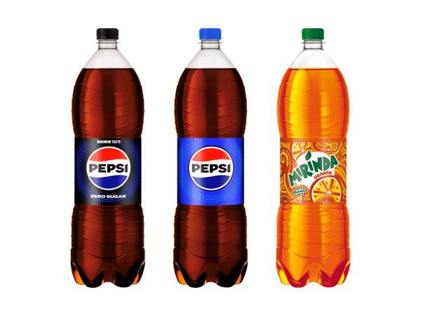Cola Regular, Cola Zero, oder Mirinda Orange