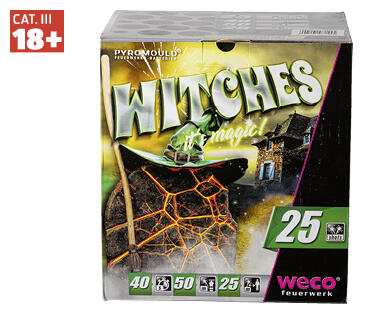 WECO(R) SUISSE 
 BATTERIE DE FUSÉES WITCHES