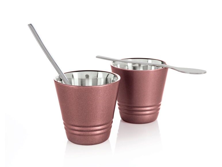 Espresso Cups with Coffee Spoons