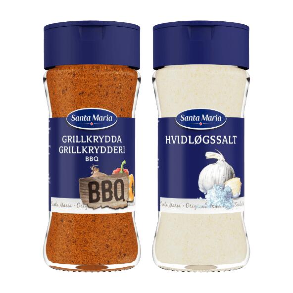 BBQ grillkrydderi eller hvidløgssalt