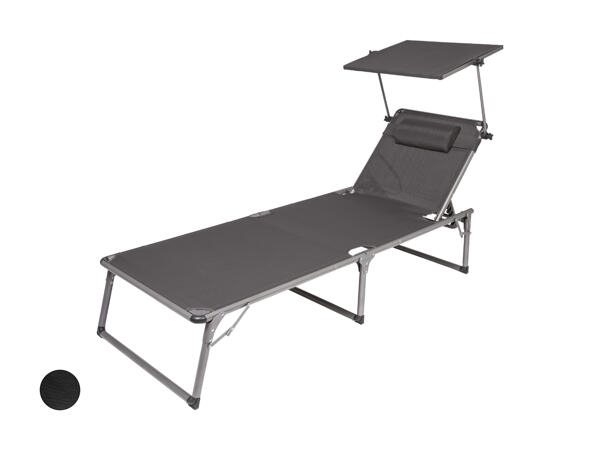 Chaise longue en aluminium Houston