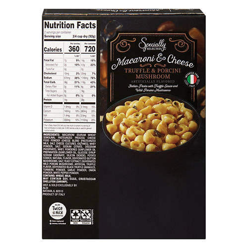 Truffle & Porcini Mushroom Macaroni & Cheese, 6.5 oz
