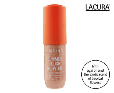 Lacura Summer Touch Glow Oil 75ml or Lip Balm 5.4g 