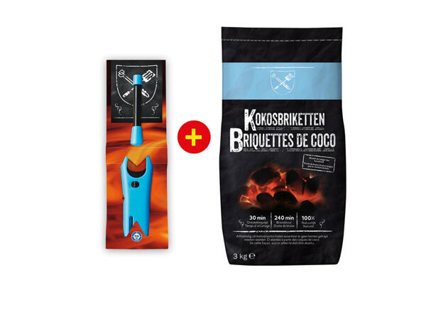Briquettes de coco
