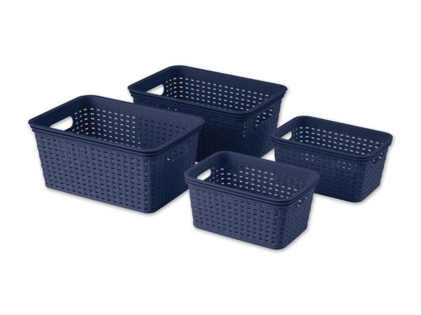 Aufbewahrungskorb-Set, 4-teilig