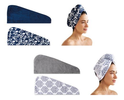 Huntington Home 2 Pack Hair Towel or Body Wrap